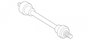 Drive axle shaft rear left Mercedes S-class W221 12-13 3.0d