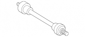 Drive axle shaft rear left Mercedes S-class W221 12-13 3.0d
