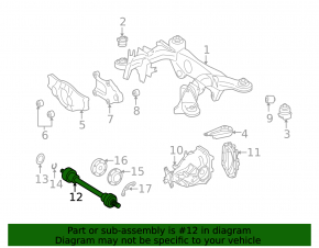 Drive axle shaft rear left Mercedes S-class W221 12-13 3.0d