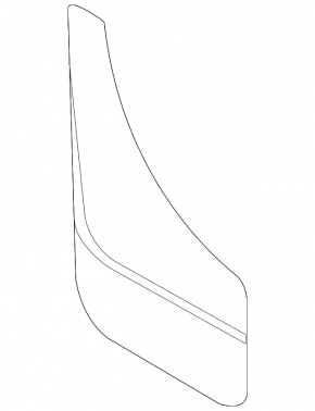 Mudguard front left Ford Edge 15-