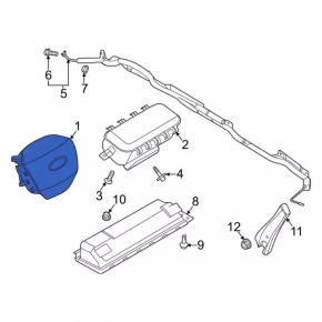 Airbag in the steering wheel driver Ford Explorer 20-