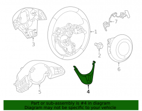 Mazda CX-9 16-23 Steering Wheel Cover