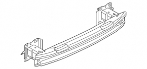 Rear bumper reinforcement for Volkswagen ID.4 23-25
