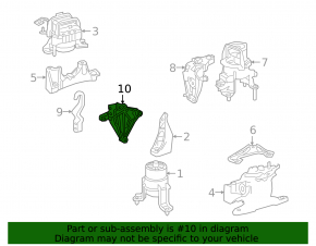 Engine bracket right Toyota Sienna 21-25