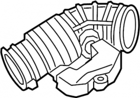 Air duct with resonator Infiniti M Q70 11-19 3.7