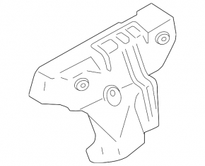 Rear manifold guard for Nissan Murano z52 18-24