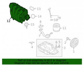 Intake manifold Hyundai Kona 18-21 2.0