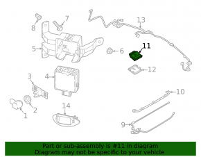 Foot-operated trunk opening sensor for Audi Q3 83A 19-25