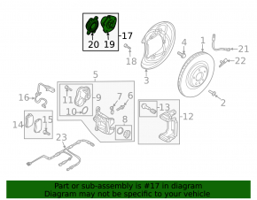 Front left wheel hub for Audi A6 19-25