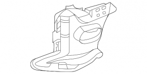 Front bumper air duct left BMW X6 G06 20-25 2024-25