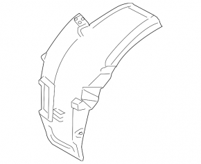 Front left fender liner for BMW 7 F01 11-15