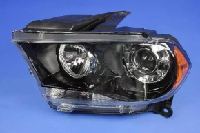 Headlight front left complete Dodge Durango 11-13 xenon dark