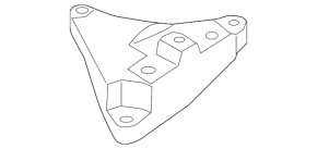 Engine bracket left VW Jetta 13-16 USA 1.4T hybrid