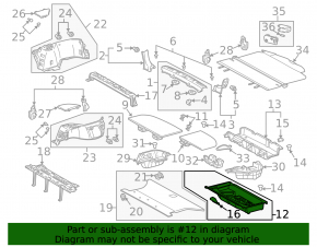 Tool kit Lexus RX300 RX330 RX350 RX400h 04-09
