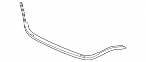 Lower molding for radiator grille Honda CRV 15-16 chrome