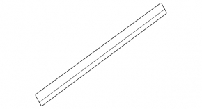 Door seal on the threshold right Nissan Pathfinder 13-20