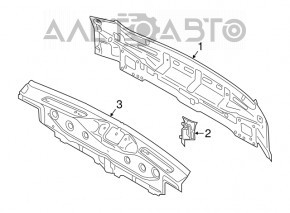 Audi Q5 80A 18-24 Rear Panel, 2-Piece, Body-Mounted, Red