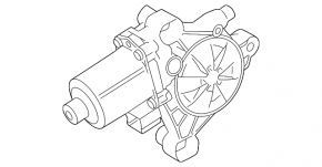 Rear left window lift motor for Volkswagen ID.4 23-25