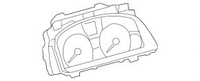 Instrument cluster Lexus LS460 07-08 USA