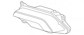 Daytime running lights DRL left Mercedes W212 10-13