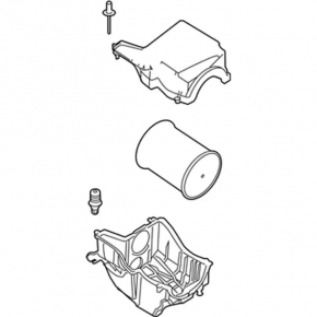 Air filter housing Ford Escape MK3 13-19 2.0T, broken mount