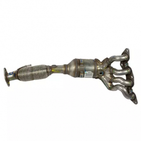 Exhaust manifold with catalytic converter Ford Focus mk3 11-16 2.0 mesh torn