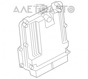 Block ECU engine computer Ford Ecosport 18-21 1.0T