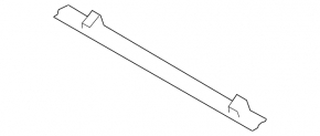 Lower radiator deflector for Mercedes Land Rover Range Rover Velar 18-23 2.0, 3.0, 5.0