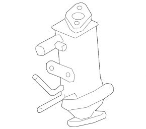 EGR valve cooler Mitsubishi Outlander 22-25 2.5