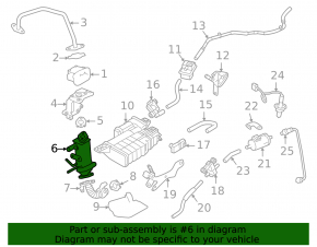 EGR valve cooler Mitsubishi Outlander 22-25 2.5