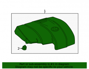 Lexus RX350 Engine Cover 16-22