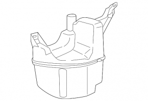 Volvo S60 11-18 Windscreen Washer Reservoir without Headlight Washer