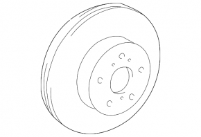 Front left brake disc Lexus ES300 ES330