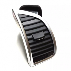 Left dashboard air duct Audi Q7 4L 10-15 with chrome, broken guides