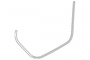 Door seal lower rear left Audi Q8 19-