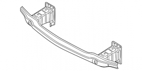 Front bumper reinforcement for BMW X6 E71 08-14 With m model