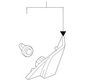 Side mirror plug front right Toyota Camry v70 18-24