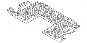 Rear underbody protection for Nissan Ariya 23-25 AWD