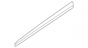 Lower front right door molding for Nissan Pathfinder 13-20 chrome