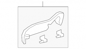 Right side passenger seat trim for Acura MDX 14-20 black