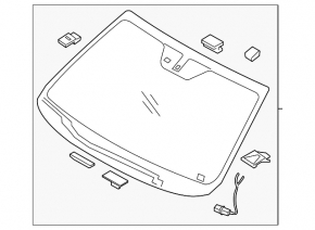 Windshield Kia Sorento 16-20