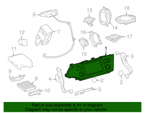 Monitor, display Toyota Avalon 13-14