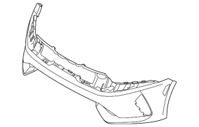 Kia K5 2021-2024 bare front bumper