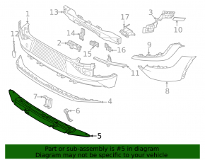 Kia EV6 22-24 rear bumper guard missing element, cracks