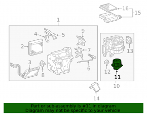 Heater Fan Motor Lexus GX470 03-09