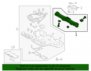 Subaru Forester 14-16 SJ lane keeping camera on the windshield