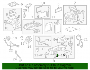 Chevrolet Trax 15-22 Resistor