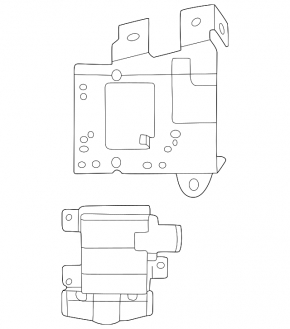 Blind Spot Sensor (BSM) right Hyundai Tucson 2022-2024 with bracket
