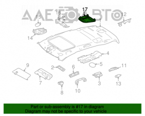 Mercedes W164 ML passenger compartment light