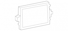 Monitor, display, navigation Mercedes GLS-class X166 13-19 touch